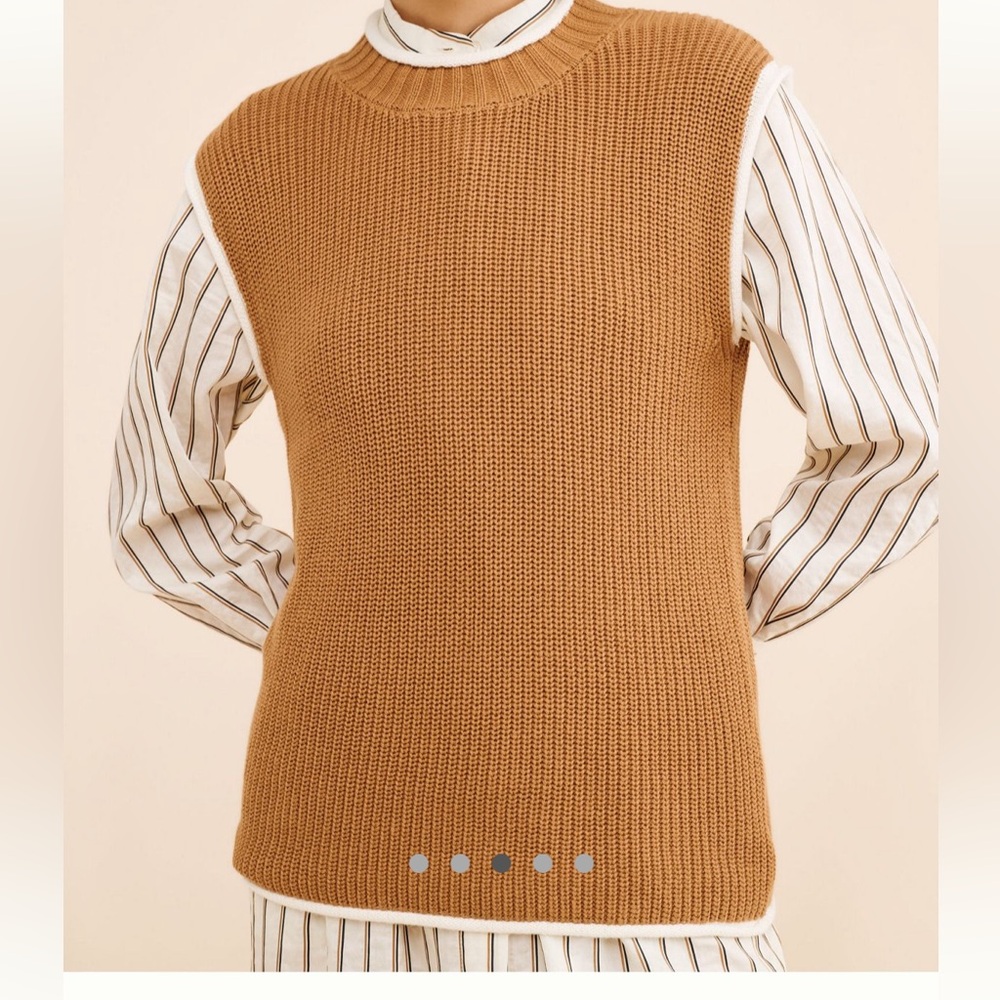 NWT Anthropologie Carmel Sweater Vest